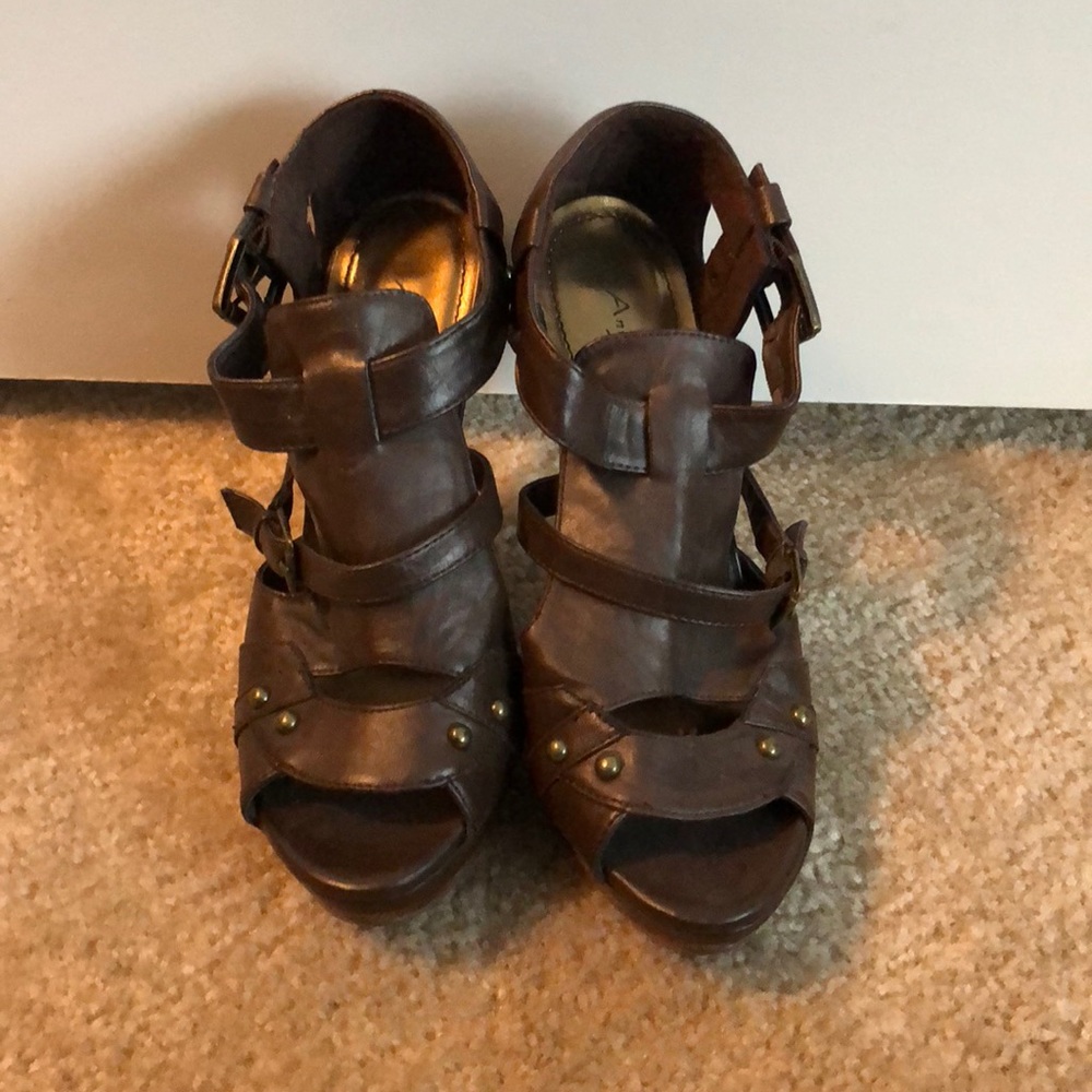 Brown sandals